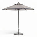 Lichtgewicht parasol met aluminium frame en antraciet kleur 250 x 250 x 250cm